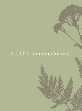 【预售】A Life Remembered: A Memorial Guest Book