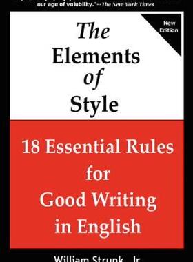 现货 The Elements of Style: 18 Essential Rules for Good