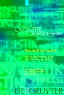 【预售】Grammatik Im Gesprach: Konstruktionen Der Selbst-