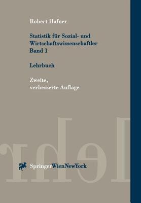 【预售】Statistik Fur Sozial- Und Wirtschaftswissenschaftler
