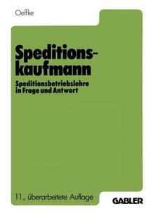 Speditionsbetriebslehre Speditionskaufmann Frage 预售