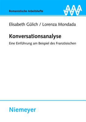 【预售】Konversationsanalyse: Eine Einfuhrung Am Beispiel