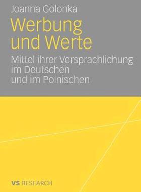 【预售】Werbung Und Werte: Mittel Ihrer Versprachlichung Im