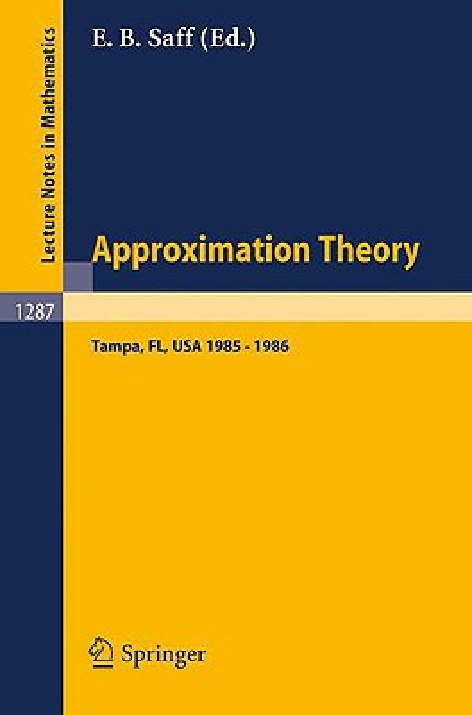 【预售】Approximation Theory. Tampa: Proceedings of a