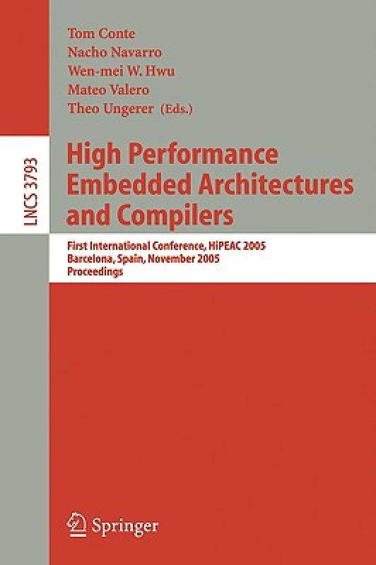 【预售】High Performance Embedded Architectures and