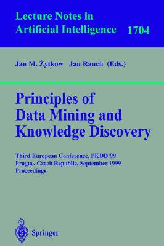 【预售】Principles of Data Mining and Knowledge Discovery: