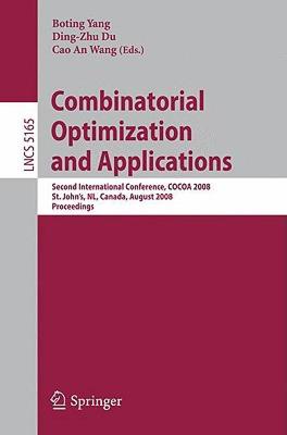 【预售】Combinatorial Optimization and Applications: Second
