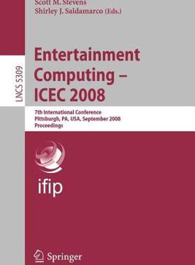 【预售】Entertainment Computing - Icec 2008: 7th