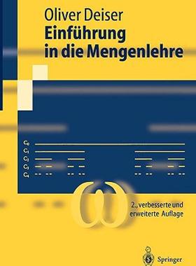 【预售】Einfa1/4hrung in Die Mengenlehre: Die Mengenlehre