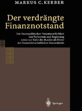 【预售】Der Verdrangte Finanznotstand: Zur Finanzpolitischen