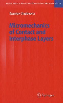 【预售】Micromechanics of Contact and Interphase Layers