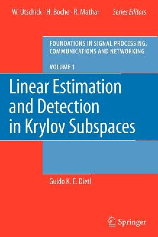 【预售】Linear Estimation and Detection in Krylov Subspaces