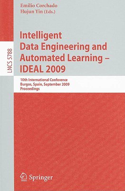 【预售】Intelligent Data Engineering and Automated Learning
