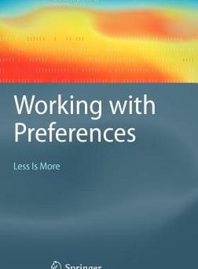 【预售】Working with Preferences: Less Is More