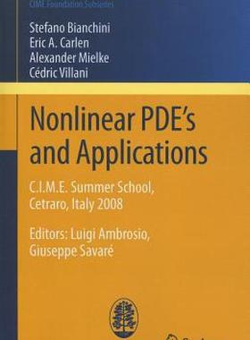 【预售】Nonlinear PDE's and Applications: C.I.M.E. Summer