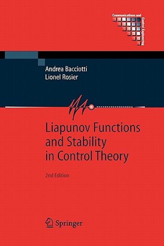 【预售】Liapunov Functions and Stability in Control Theory