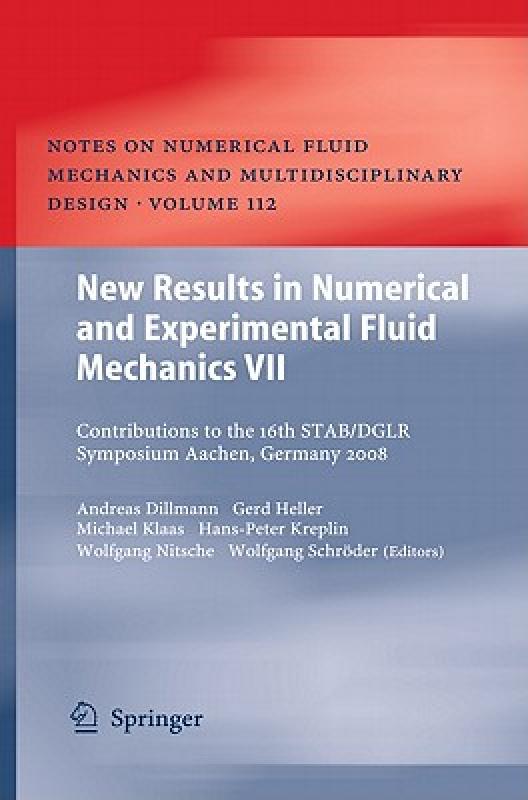 【预售】New Results in Numerical and Experimental Fluid