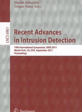 【预售】Recent Advances in Intrusion Detection: 14th