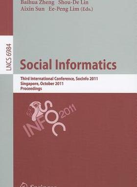 【预售】Social Informatics: Third International Conference