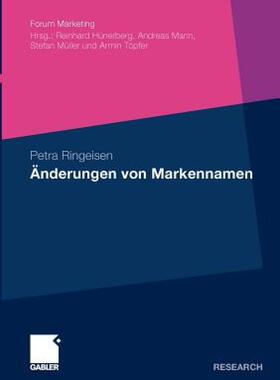 【预售】Anderungen Von Markennamen: Eine Theoretische Und