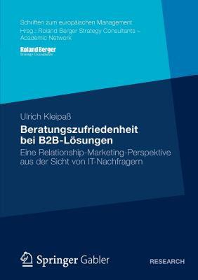 【预售】Beratungszufriedenheit Bei B2B-Losungen: Eine