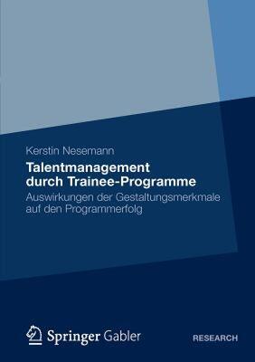 【预售】Talentmanagement Durch Trainee-Programme: