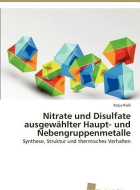 【预售】Nitrate Und Disulfate Ausgew Hlter Haupt- Und