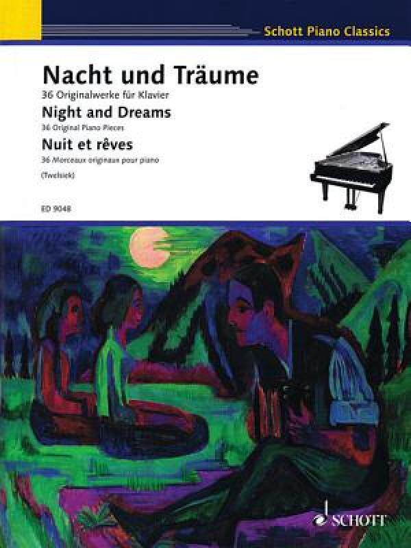 现货 Night and Dreams: 36 Original Pieces Schott Piano