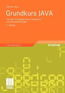【预售】Grundkurs Java: Von Den Grundlagen Bis Zu Datenbank-