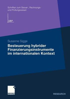 【预售】Besteuerung Hybrider Finanzierungsinstrumente Im