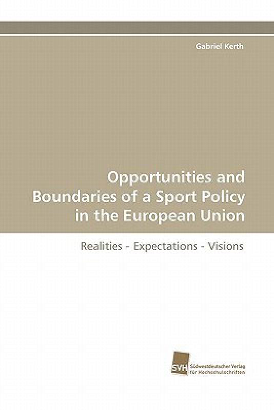 【预售】Opportunities and Boundaries of a Sport Policy in