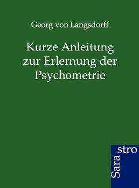 【预售】Kurze Anleitung Zur Erlernung Der Psychometrie
