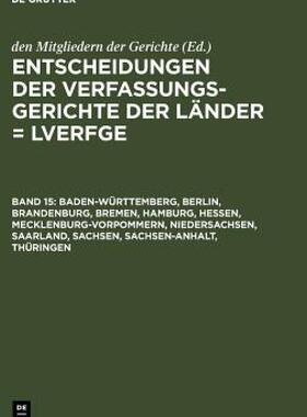 【预售】Baden-Wurttemberg, Berlin, Brandenburg, Bremen