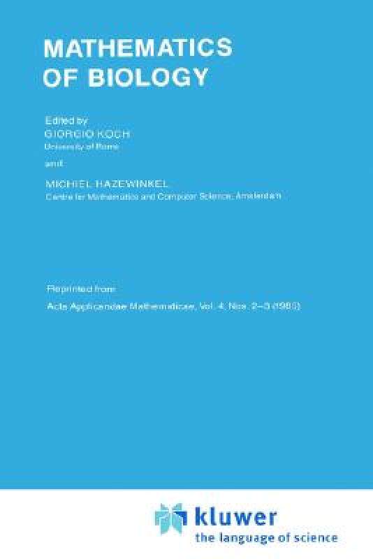 【预售】Mathematics of Biology