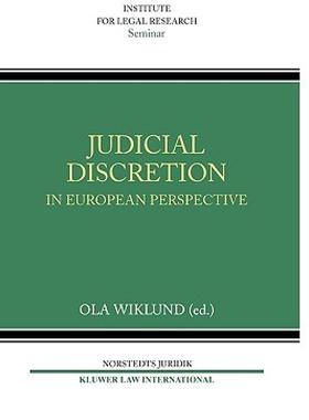 【预售】Judicial Discretion in European Perspective