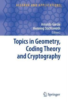【预售】Topics in Geometry, Coding Theory and Cryptography