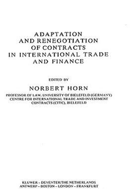 【预售】Adaptation and Renegotiation of Contracts in