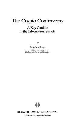 【预售】The Crypto Controversy: A Key Conflict in the