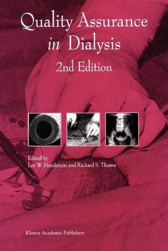 【预售】quality assurance in dialysis