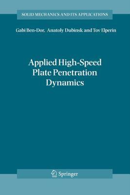 【预售】Applied High-Speed Plate Penetration Dynamics