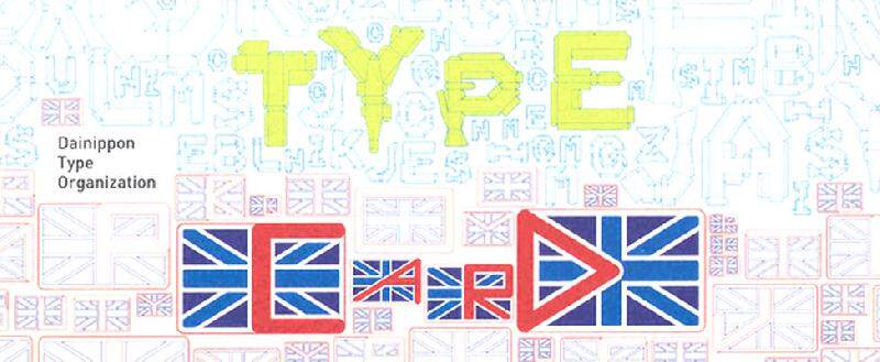【预售】Type Card Play Book: Dainippon Type Organization