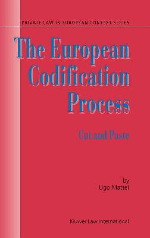 【预售】The European Codification Process: Cut and Paste