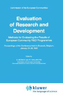 【预售】Evaluation of Research and Development: Methods for