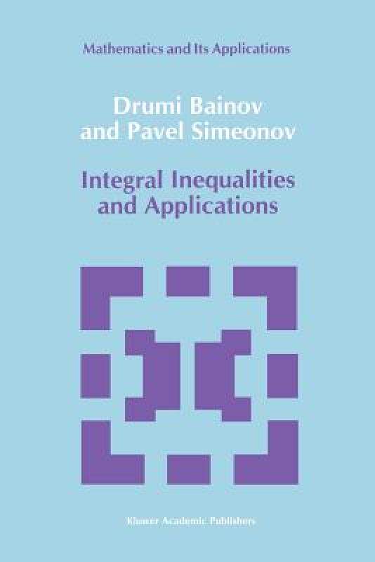 【预售】Integral Inequalities and Applications