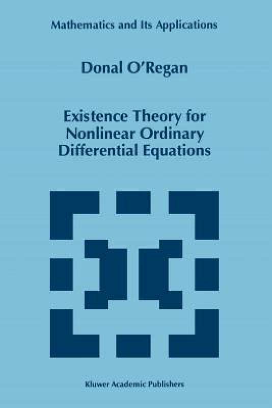 【预售】existence theory for nonlinear ordinary differential