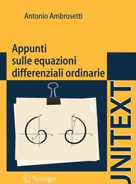 【预售】Appunti Sulle Equazioni Differenziali Ordinarie