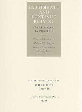 【预售】Partimento and Continuo Playing: In Theory and in
