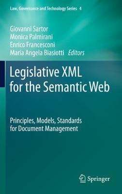 【预售】Legislative XML for the Semantic Web: Principles