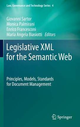 【预售】Legislative XML for the Semantic Web: Principles