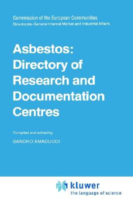 【预售】Asbestos: Directory of Research and Documentation